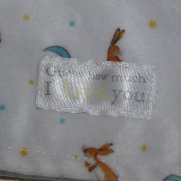 Guess How Much I Love You nutbrown hare Bunny Rabbit Security Blanket Baby lovey - Picture 3 of 6